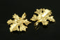 4 pcs 16mm brass gold plated leaf brass pendant findings pendant 166