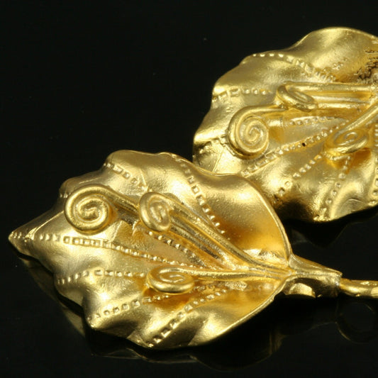 2 pcs 32mm gold plated alloy finding flower charm pendant 244
