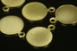 10 pcs 13mm gold plated tag shape brass gold plated brass 711 090