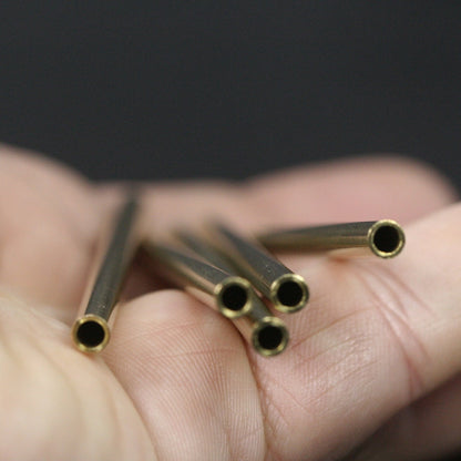 Raw Brass Tube 4x100mm (hole 2.8mm 9 gauge) industrial raw brass,raw brassPendant,Findings spacer bead 1479