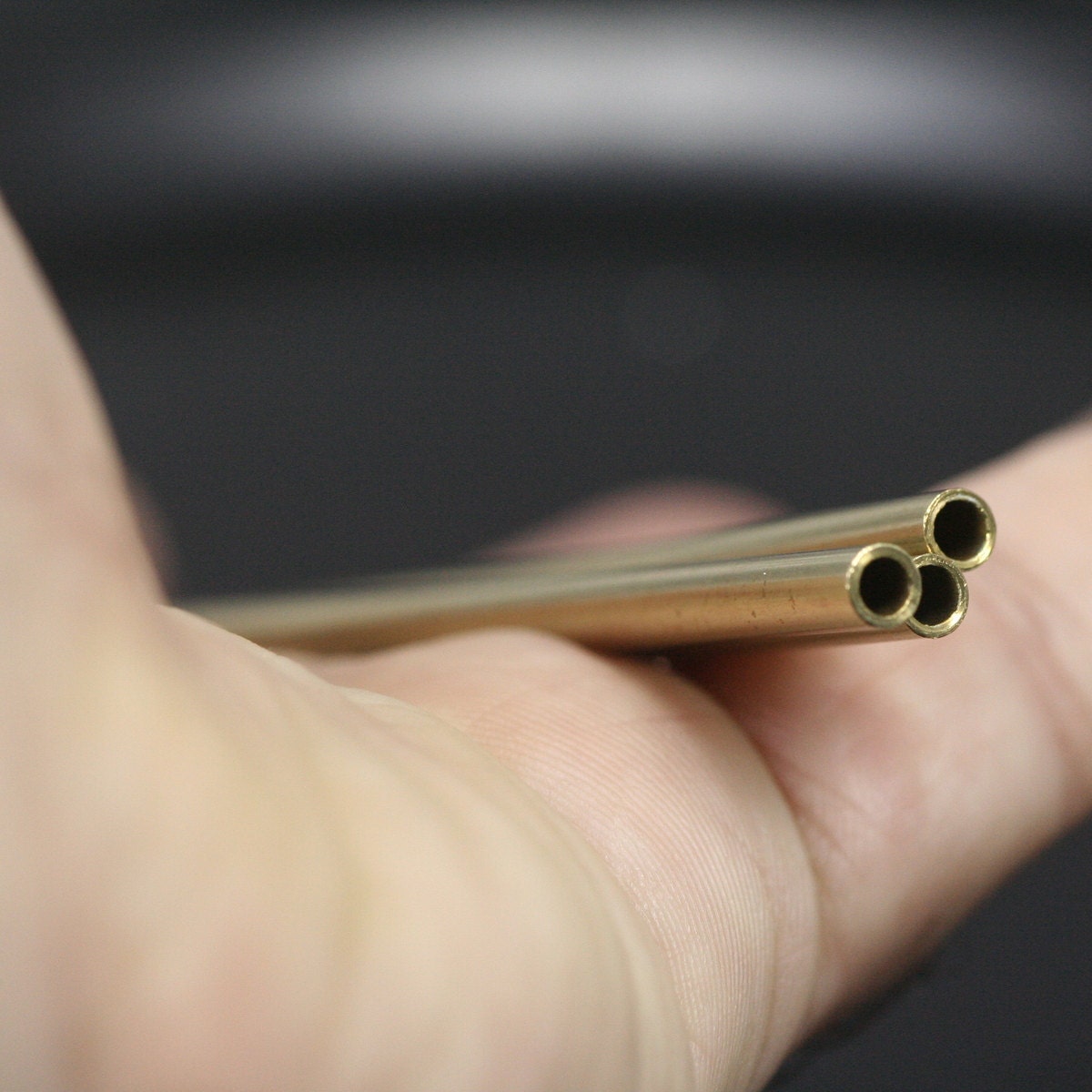 Raw Brass Tube 4x150mm (hole 2.8mm 9 gauge) industrial raw brass,raw brassPendant,Findings spacer bead 1480