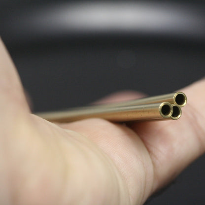 Raw Brass Tube 4x150mm (hole 2.8mm 9 gauge) industrial raw brass,raw brassPendant,Findings spacer bead 1480