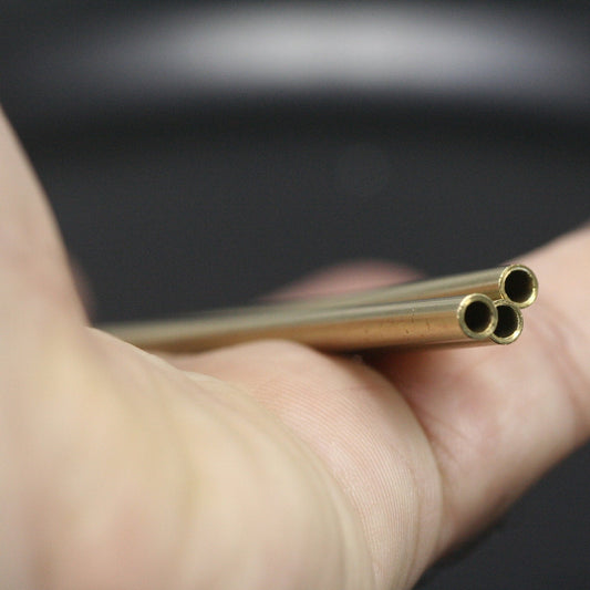 Raw Brass Tube 4x150mm (hole 2.8mm 9 gauge) industrial raw brass,raw brassPendant,Findings spacer bead 1480