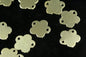 raw brass star 100 pcs 12mm connector 2 hole charms ,findings 1053 R-34