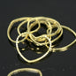 50 pcs 16mm raw brass heart faceted ring 1688