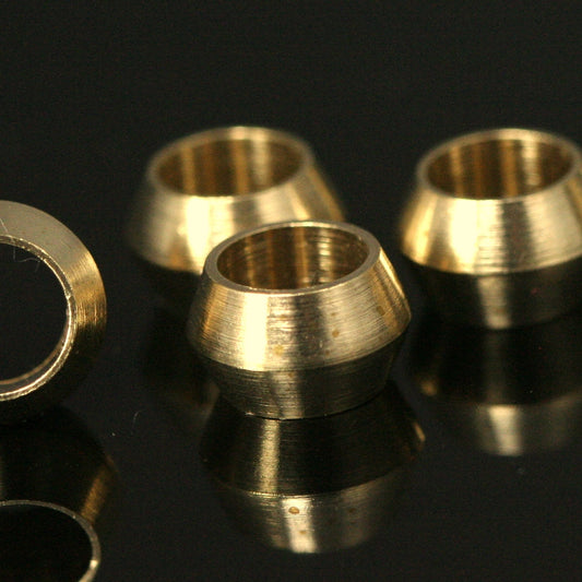 raw brass bead 5.8x3.5mm (hole 4mm) industrial brass charms, pendant, findings spacer bead bab5 1535