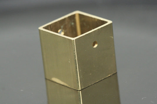 Raw Brass Cubic Bead spacer 20x20x20mm 0,79"x0,79"x0,79" finding industrial design (2,5mm 0,1" 10 gauge hole) L320