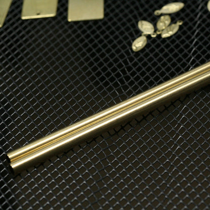 Raw brass tube 5x100mm (hole 3.8mm) charms, findings