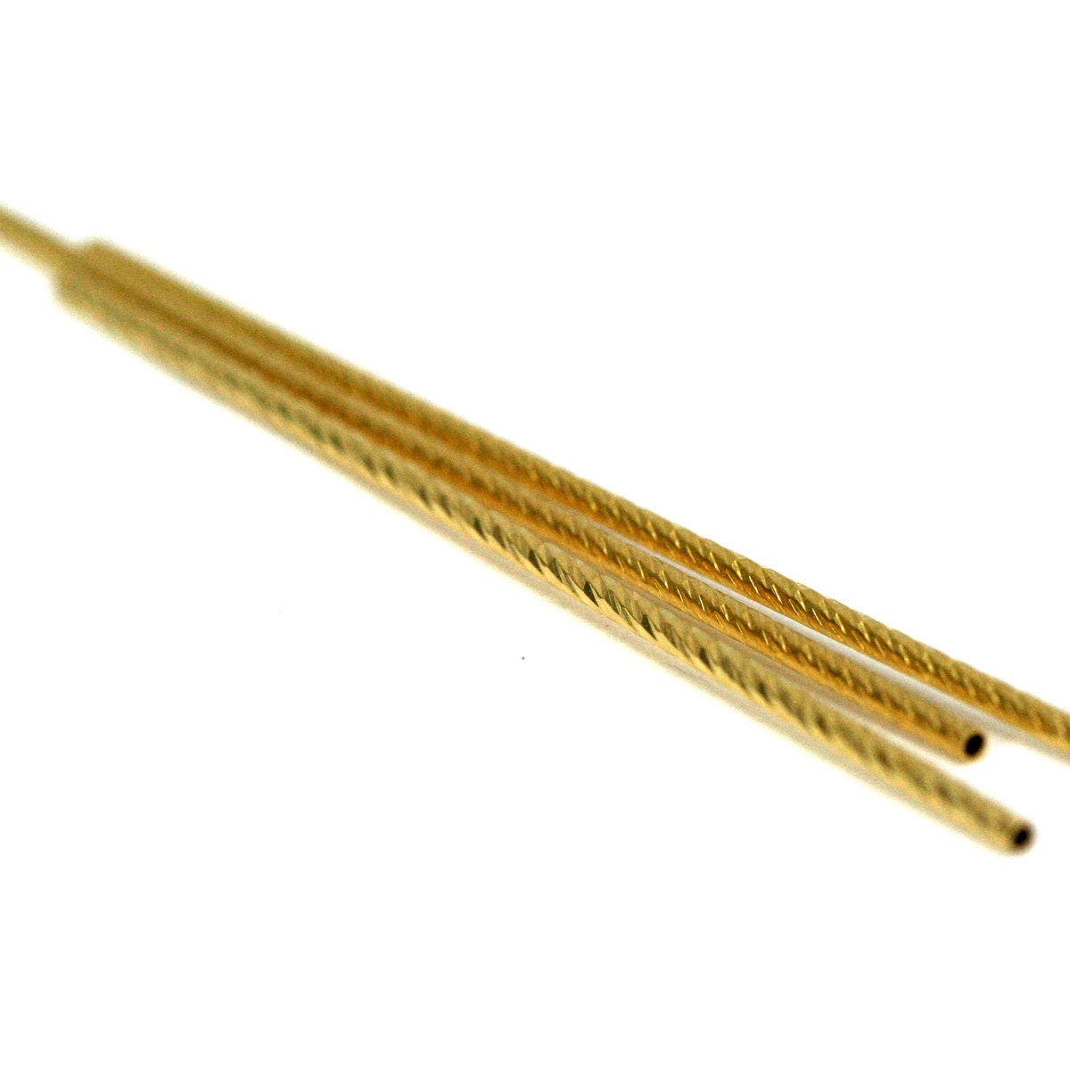 brass tube 20 pcs 1.5x72mm ( 1mm hole) gold plated finding charm 1337G-72