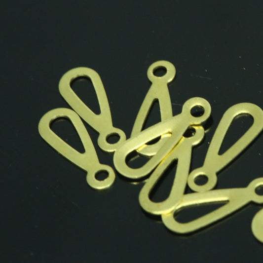 raw brass drop pendant 500 pcs 12x4.5mm 1243R-45 tmlp