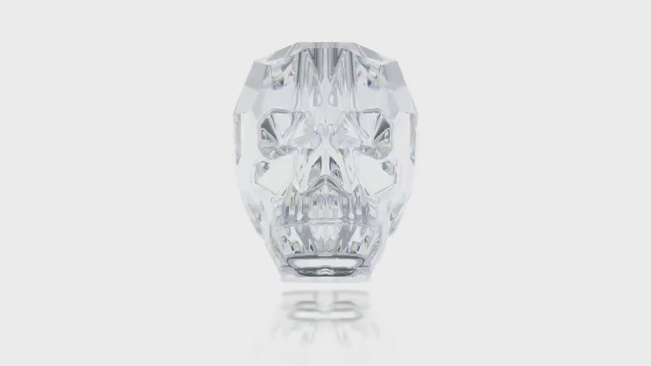 Skull bead 5750 Swarovski®  crystal golden shadow (gsha) 19mm 2479