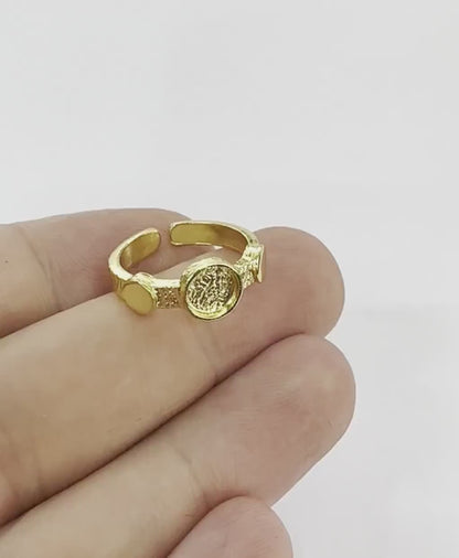 Round Blank Band Ring , Bezel Setting Blank Raw Brass,Antique Silver Shiny silver, Shiny gold plated Brass (6mm Blank ) 5410