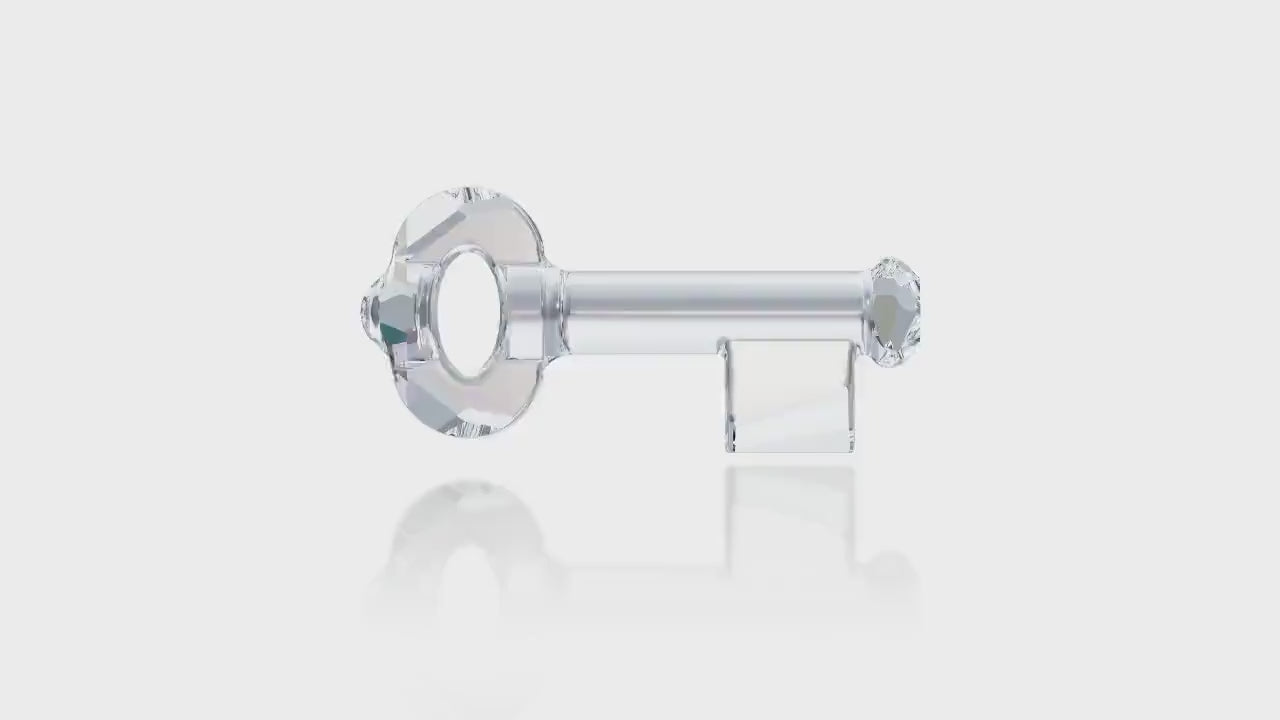 Key Pendant 6919  Swarovski® Crystal golden shadow 50mm