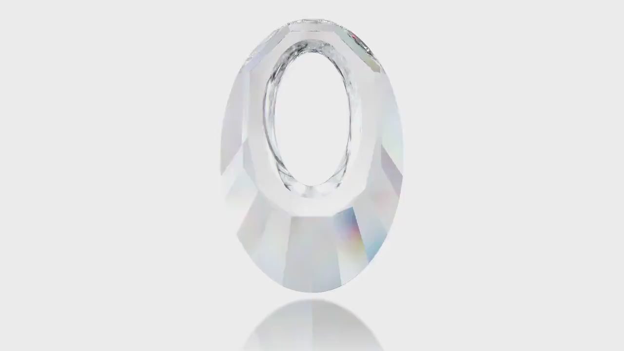 Helios pendant 6040 Swarovski crystal  40mm lilac shadow