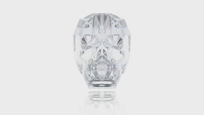 Skull bead 5750 Swarovski®  crystal astral pink (api) 19mm 1056