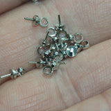 100 pcs upeyes screw eyes, Cup, Nickel plated brass, 6x3mm with 1.5 hole 1248N tmlp