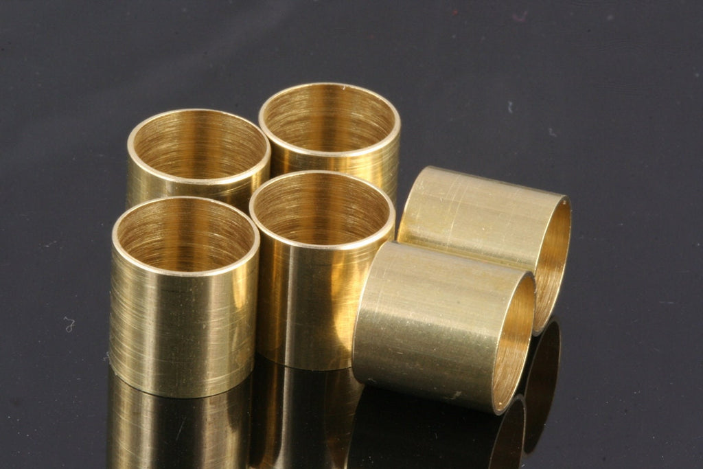 Raw Brass Tube 9x9mm (hole 7,9mm) industrial brass Charms,Pendant,Findings spacer bead 1445