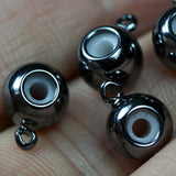Safety chain stopper charm jewelry black plated charm bracelets & bangles bab2 1379B