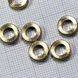 Raw Brass Cylinder 9x3mm (hole 5mm) spacer bead 1708 bab5