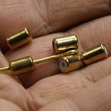 Safety chain stopper 7x5mm charm jewelry raw brass charm bab2 1414R