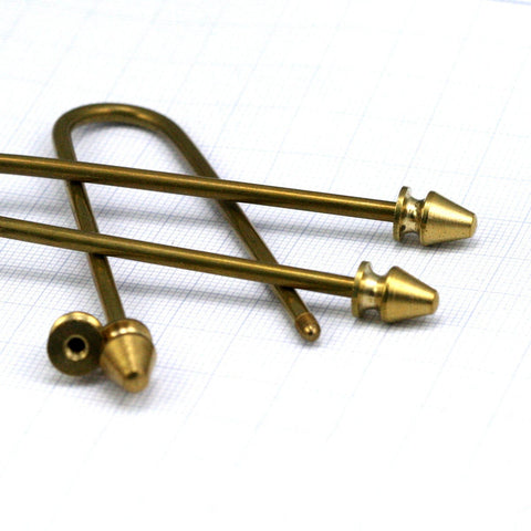 bendable barbell, 75mm 3mm bar, pendant, pendant industrial design bb3-86 1370R