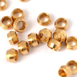 raw brass bead 4.6x2.7mm (hole 3mm) lift spacer bead bab5 1570