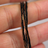 Square snake chain 1.9mm black antique brass sparkle bright faceted Z170
