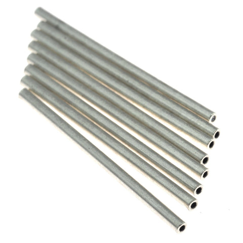 Silver plated copper tube 2.5x50mm (hole 1.25mm ) 1390S-50 26