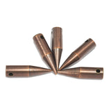 Copper tone brass spike 6x25mm pendulum 1107AC