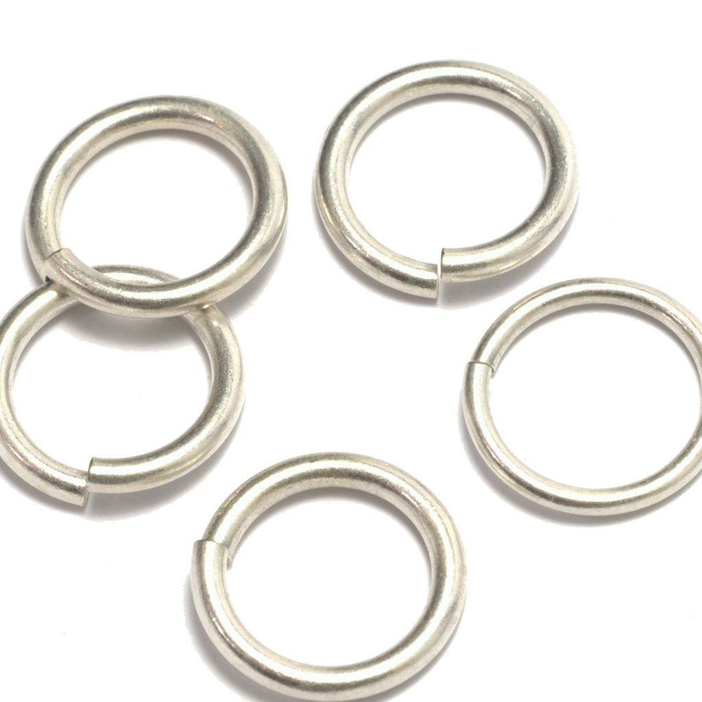 Open jump ring Aprx. 21mm 12 gauge( 2mm )US6.5 silver plated brass jumpring 2112JR-60 1515S
