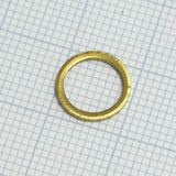 Raw Brass Ring 10mm (hole 8mm) bab8-21 1665
