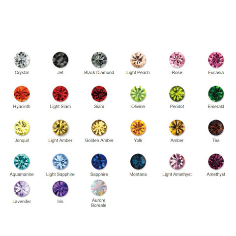 576 pcs SS2 1/2 PP6 rhinestone pointed back chatons crystal cabochons 2089