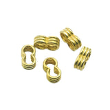 Strand Stripe Sliders Beads spacer Raw Brass for leather, ribbon ,cord ,  for 4mm leather  1978R-4 bab4