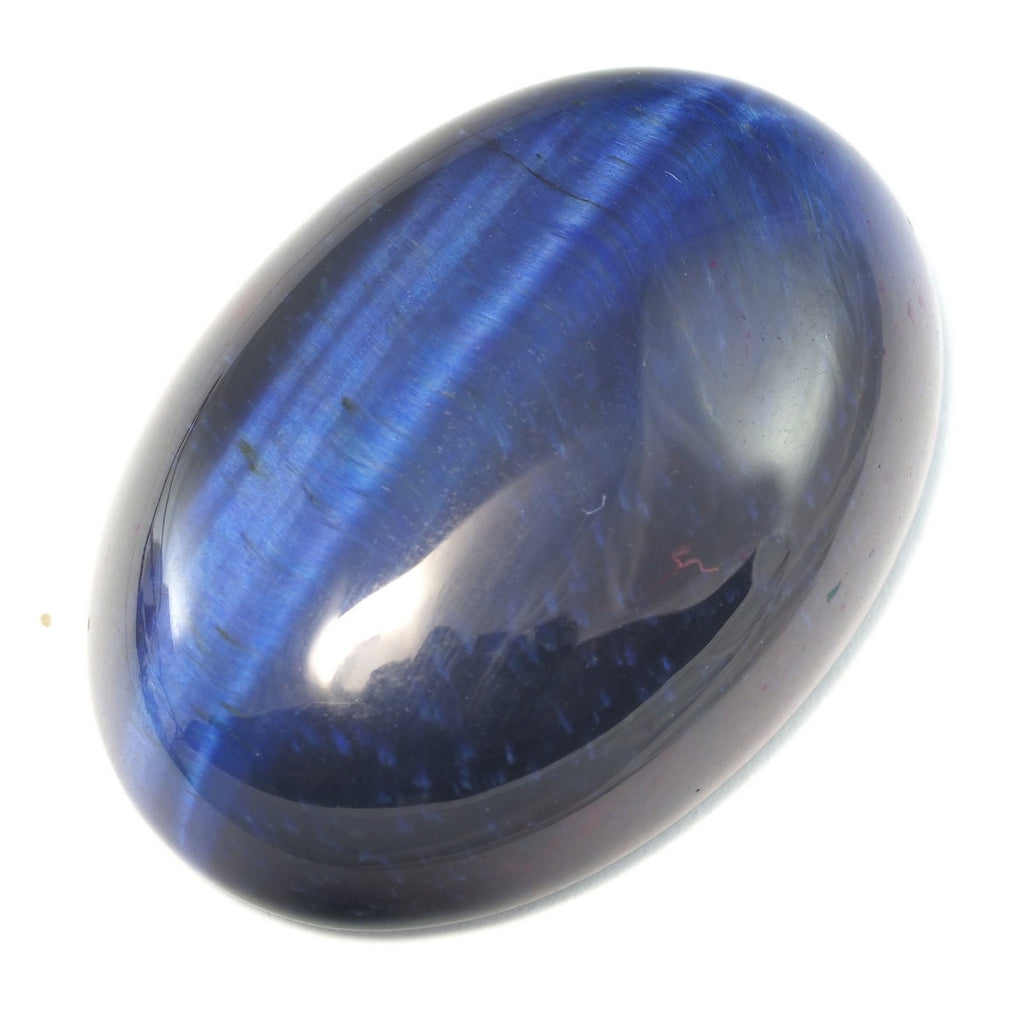Blue Tiger's Eye (dyed) oval cabochon 18x25mm 505 - no hole