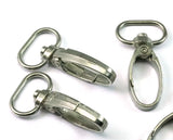Swivel Lever Snap Hook Silver tone swivel clip clasp Bag Handbag Strap Handle chain findings, swivel hook, 40x21mm Alloy 2208