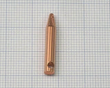 4x25mm 1.16"x1" Rose Gold plated brass long spike finding spacer industrial design (2.5mm 0.1" 10 gauge hole ) pendulum 1137