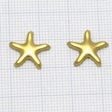 Raw Brass Star 14mm Tiny Star Solder Ornaments N151