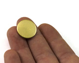 circle tag dimension 20mm  thickness 1.5mm raw brass charms findings pendants stamping 2128-400