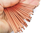 Himmeli Copper Tubes Beads 2.5x175mm Raw copper tubes Cek001-350