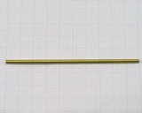 Himmeli Raw Brass round tube 3x100mm ( 2.5mm hole) 2162