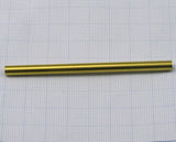 Raw Brass round tube 5x80mm ( 4.5mm hole) 2173