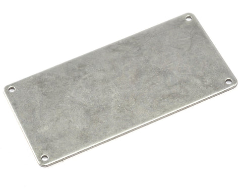 Blanks, Antique silver plated brass Sheet, 30x60mm ( stamping )  Thickness 20 gauge 0.8mm with 4 holes 1878