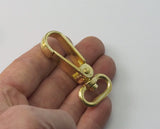 Swivel Lever Snap Hook Gold tone swivel clip clasp Bag Handbag Strap Handle chain findings, swivel hook, 55x27mm Alloy 2167