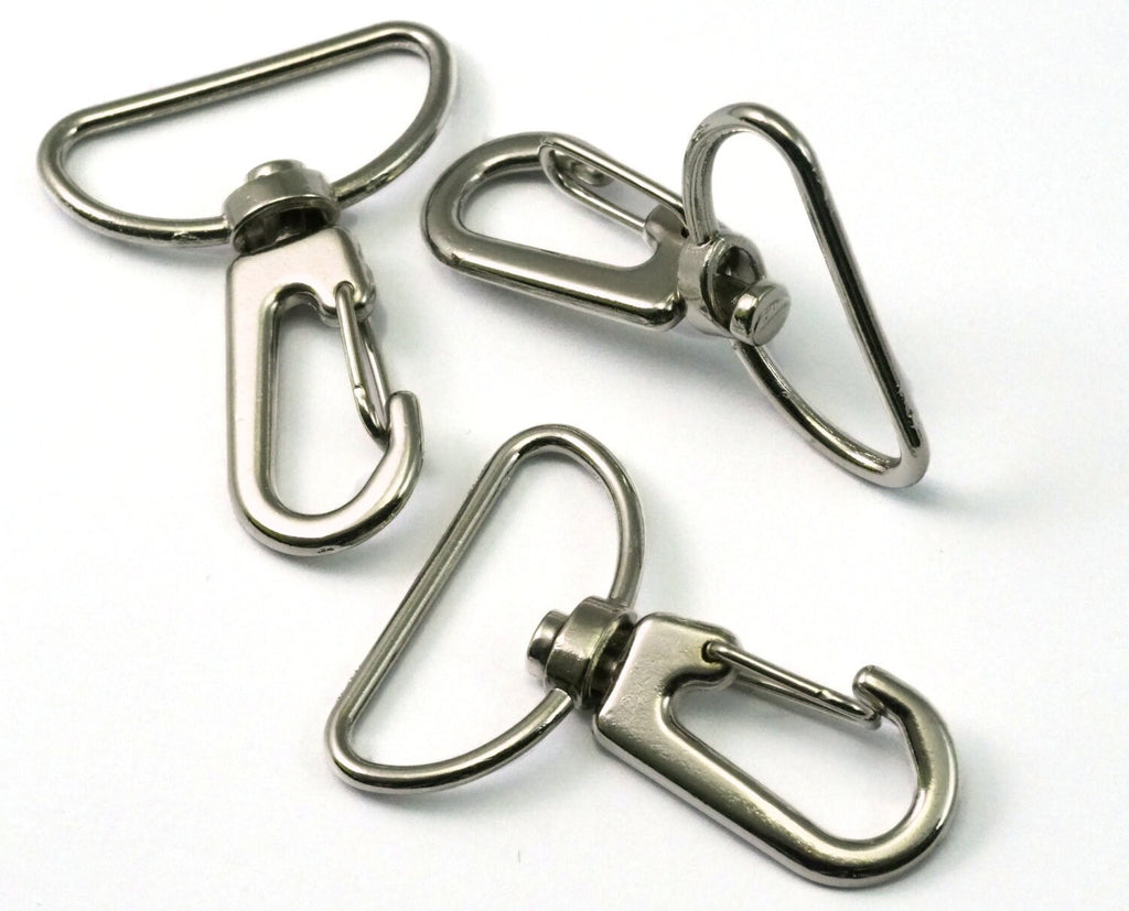 Swivel Lever Snap Hook Silver tone swivel clip clasp Bag Handbag Strap Handle chain findings, swivel hook, 40x30mm Alloy 2208