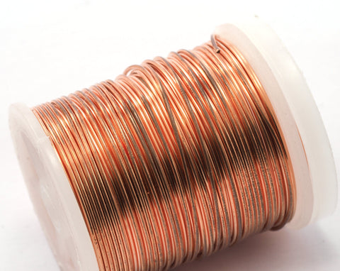 Himmeli Raw brass tone Color Wire 20 Gauge (0.85mm) Enamel Copper Wire 28 Feet 8.5 meter Non Tarnish wirework W004