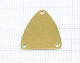 Raw Brass Triangle Tag 16x18mm 3 hole raw brass connector charms ,raw brass findings oz942R-48