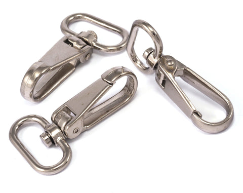 Swivel Lever Snap Hook Silver tone swivel clip clasp Bag Handbag Strap Handle chain findings, swivel hook, 55x32mm Alloy 2167