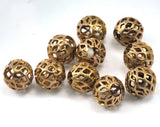 Solid Brass Spacer Bead 8mm 9 gauge (3mm hole) Raw  , Findings bab3 OZ1450