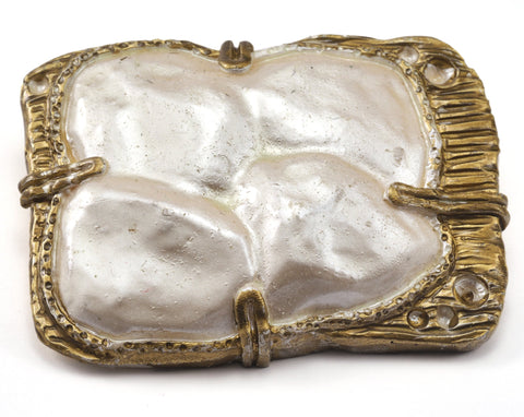 Belt Buckle, Vintage Resin Wall decor 85x62mm limited stock Made in Germany bjk057