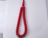 33pcs Round plastic beads 12mm  red color LAV1